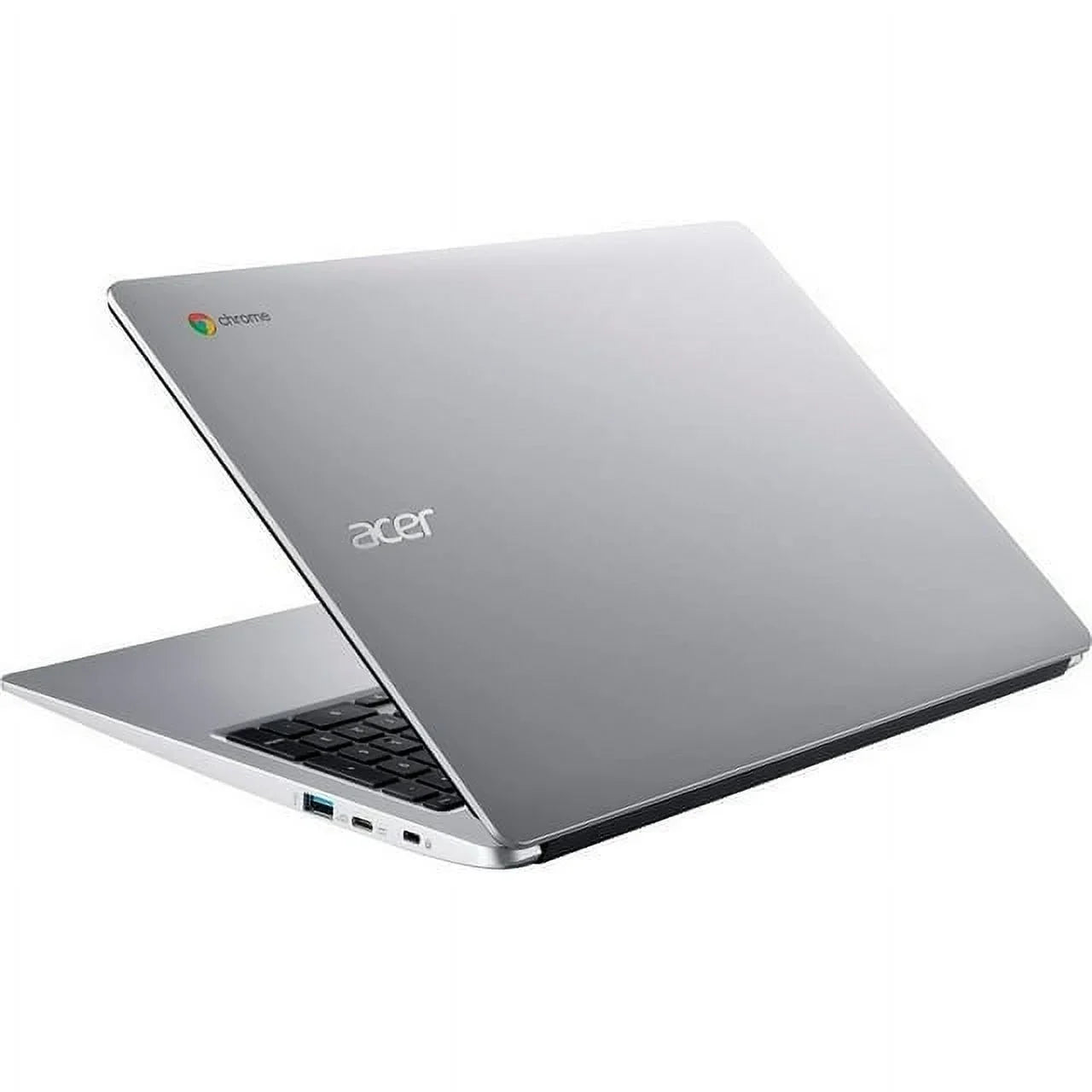 Restored Acer Chromebook 315 15.6" HD Display Laptop, Celeron N4020, 4GB LPDDR4, 64GB eMMC, Chrome OS, Silver + Mazepoly Accessories