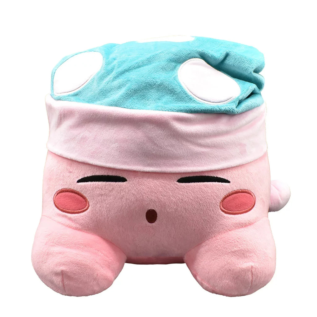 Kirby 12" Soft and Squeezable Plush Toy - Sleepy Hat