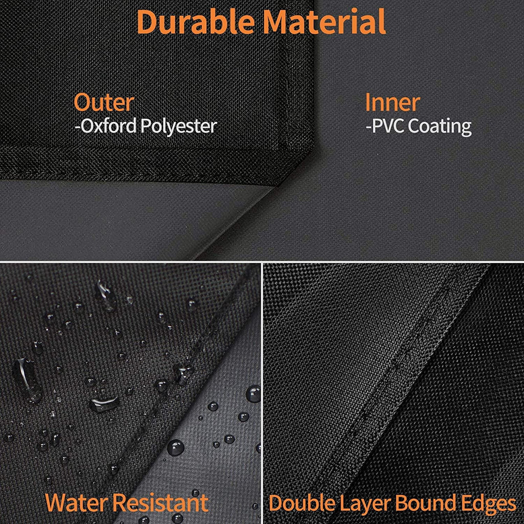 Heavy Duty Grill Cover Fit for Napoleon 61427 Rogue 425 Series Grill Cover,All Weather Protection Waterproof Cover Ebony