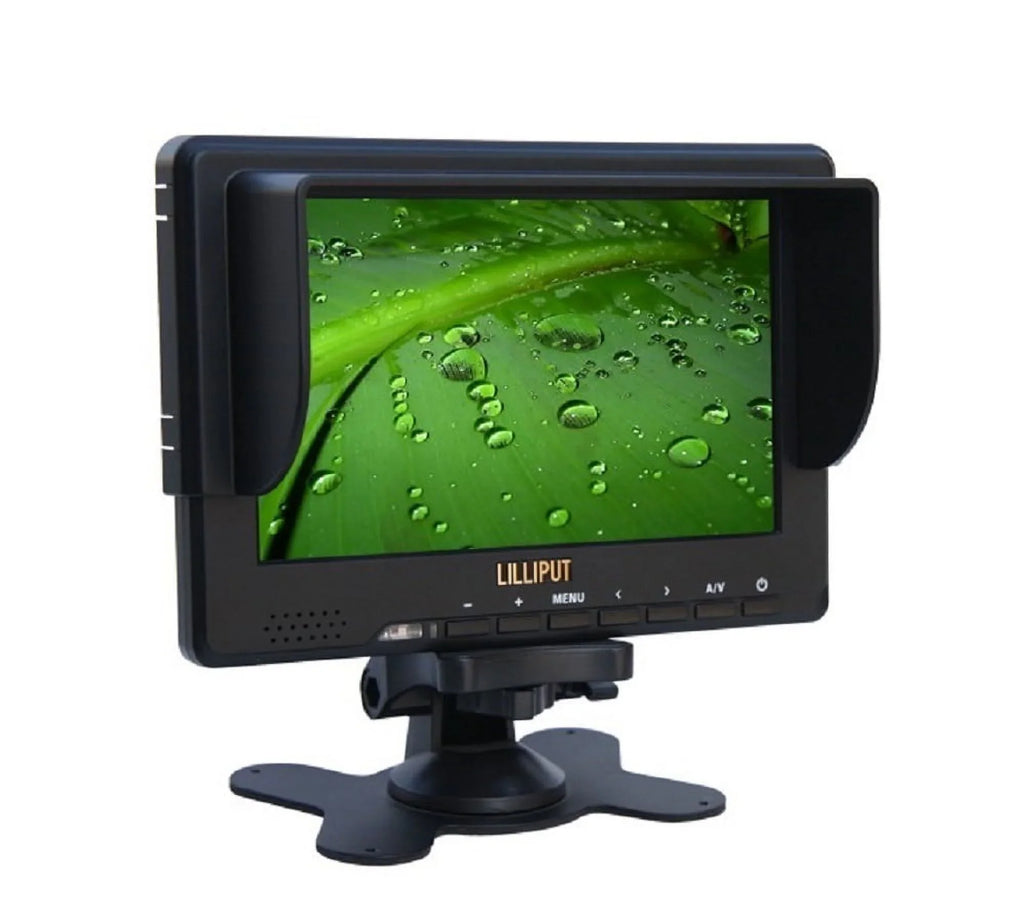 Lilliput 667H001 7 In. Field Monitor With HDMI And Camera Battery Slot 667GL-70NP-H-Y