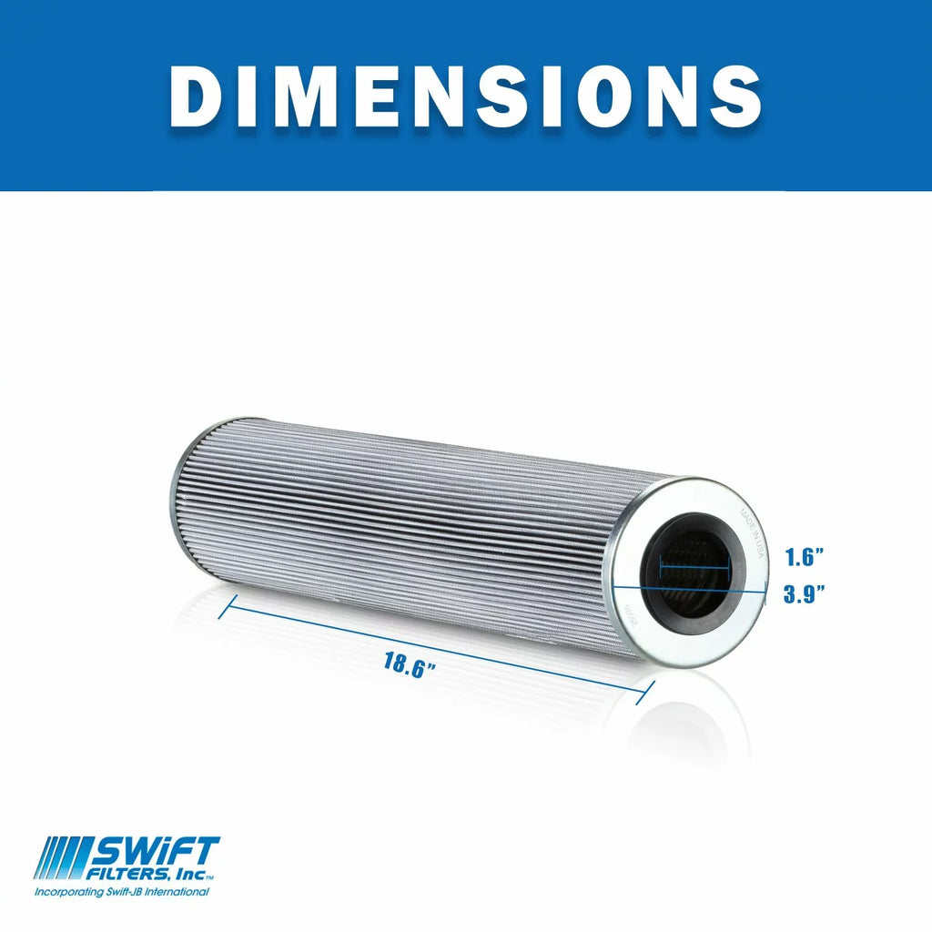 Direct Interchange for FLEETGUARD HF6215 Cartridge Filter Element Microglass 3 Micron