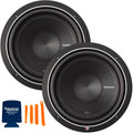 Rockford Fosgate - Two P1S4-12 12" Subwoofers - SVC (4-Ohm), 250 Watts Rms, 500 Watts Peak