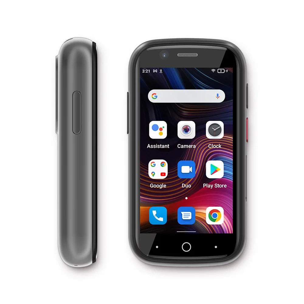 Unihertz Jelly 2E, New Choice for a Mini Phone Android 12 4G Unlocked Smartphone Silver