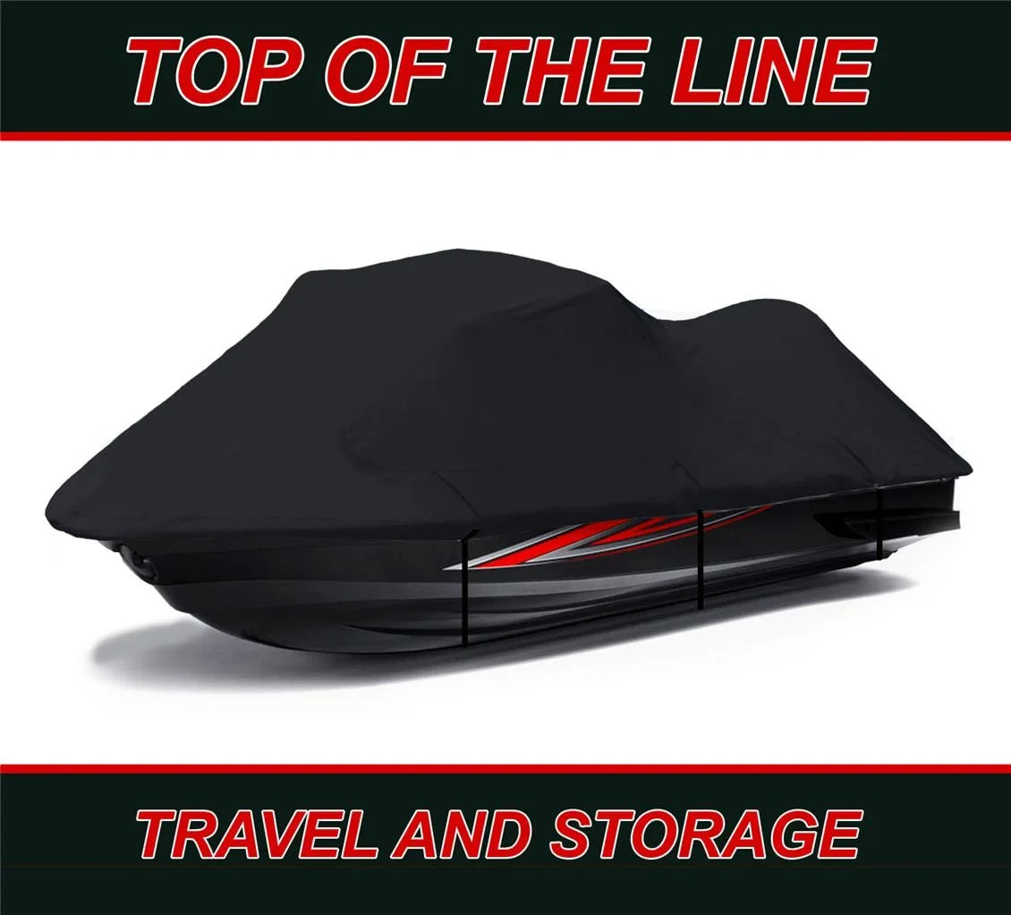 Ebony PWC 600D JET SKI Cover Compatible for Sea Doo Sea-Doo Bombardier Sea Doo Sea-Doo RXP 2004 2005 2006 2007 2008, RXP-X 2007 2008 2009 Jet Ski Cover