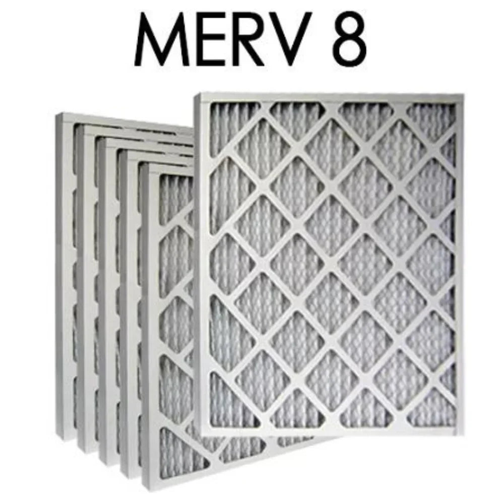 12x12x1 MERV 8 Pleated Air Filter 6PK | 11.75x11.75x.75 - Actual Size