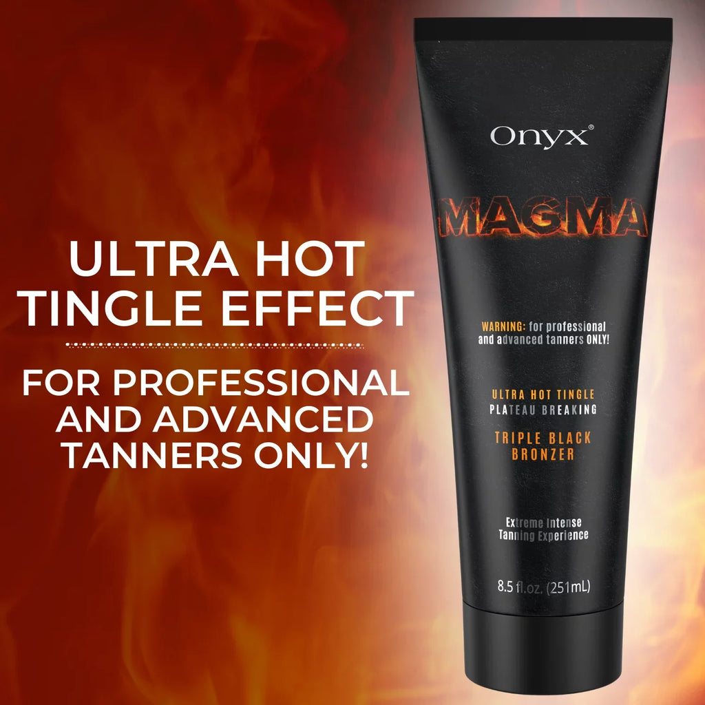 Onyx Magma Ultra Hot Triple Ebony Bronzer for Advanced Tanners Only