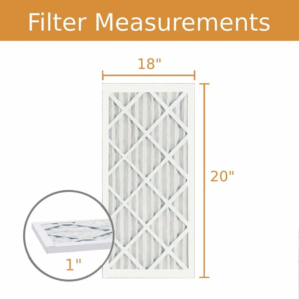 18x20x1 Key Pleat Purolator Air Filter - MERV 8 (6 Pack)