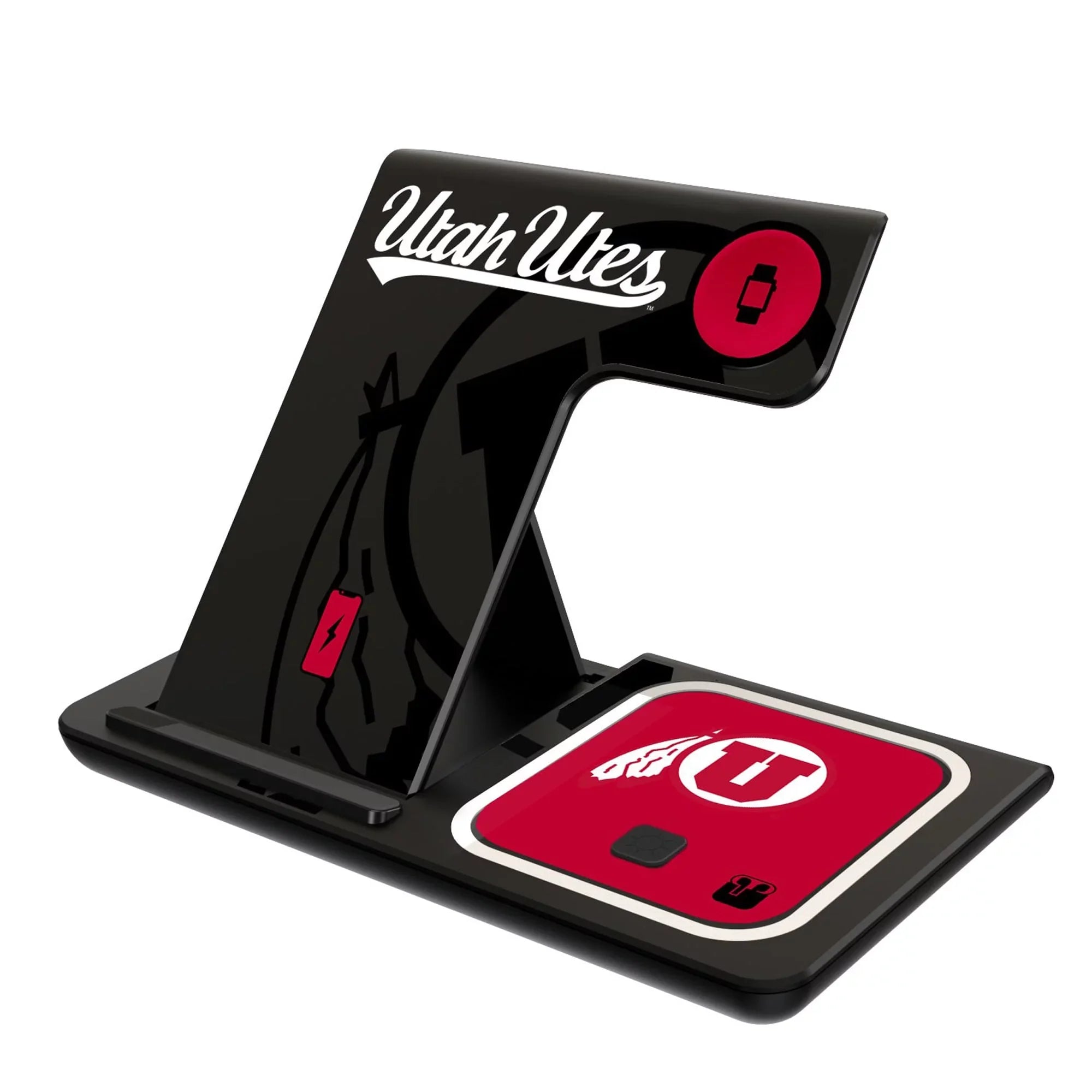Keyscaper Utah Utes 3-In-1 Wireless Charger