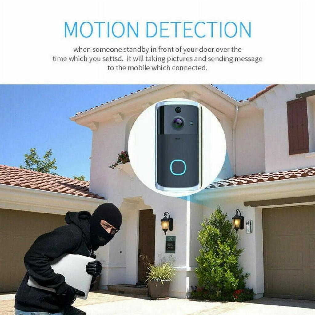 WiFi Visual Ring Smart Doorbell Smart Home Wireless Camera Video Door Bell Phone Intercom Homekit Security Automation Jet