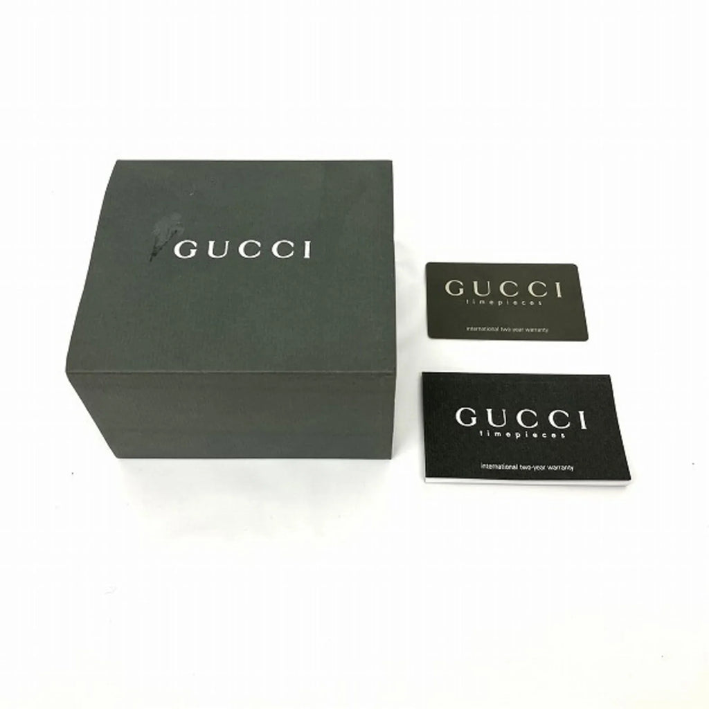 Pre-Owned GUCCI 1500L Dark Quartz Watch Ladies (Good)