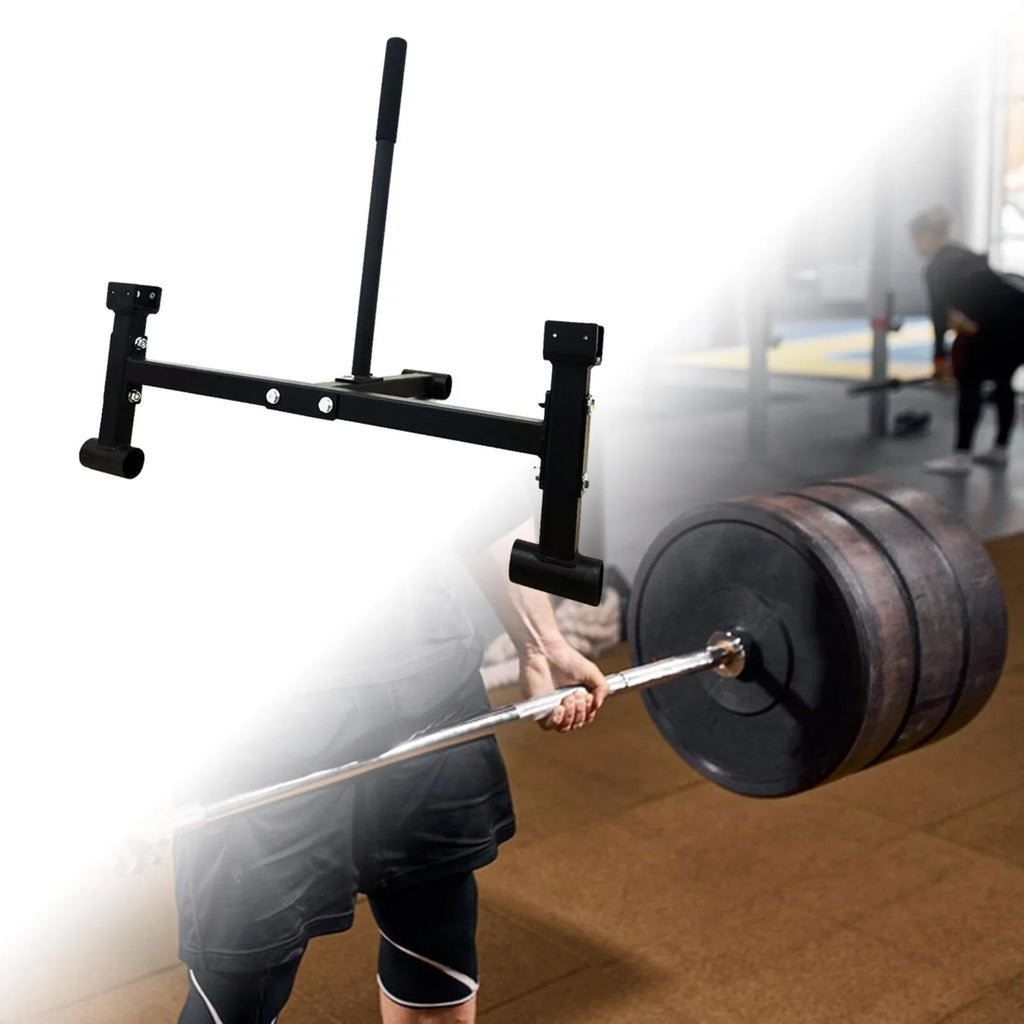 AMLESO Deadlift Barbell Stand Compact Gym Equipment for Workout Sport Load Plates