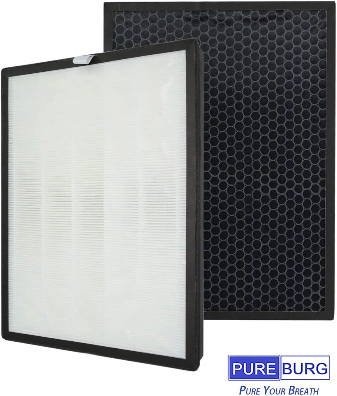PUREBURG 2-Pack Replacement High efficiency 3-in-1 HEPA Filters Compatible with ,BKJ-33