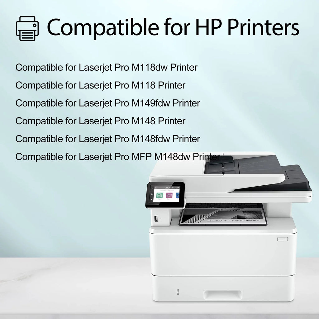 GREENCYCLE 8 Pack Compatible for 94A CF294A Dark Toner Cartridge Replacement with Laserjet Pro M118dw MFP M148fdw M148dw M149 M149fdw Printer