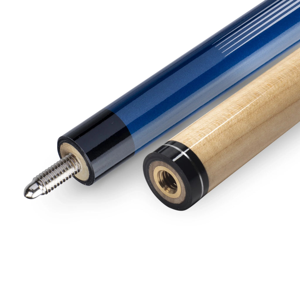 Viper Sure Grip Pro 58" Billiard/Pool Cue, 2 Piece, Blue, 19 Ounce