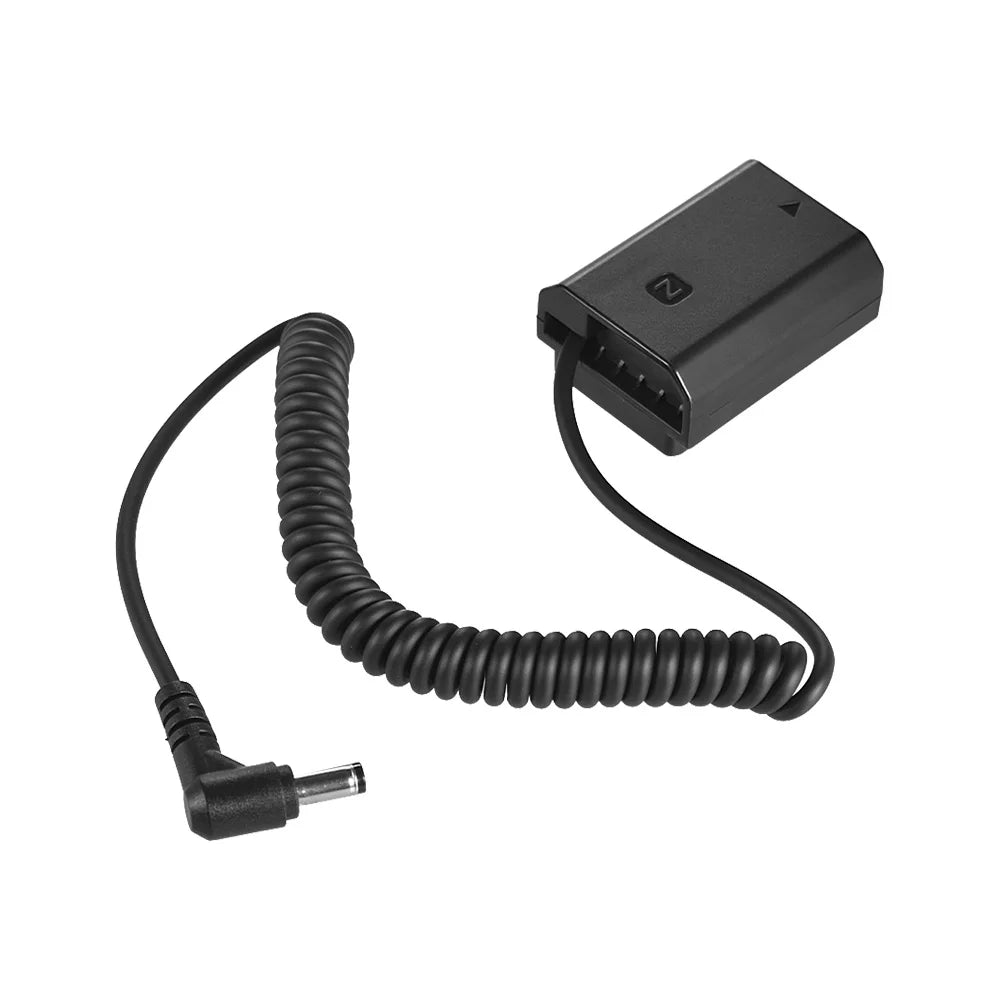 Andoer NP FZ100 Dummy Battery Pack for A7III A9 A7RIII A7SIII, Adapter with Spring Cable