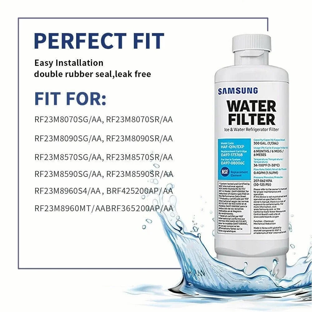 DA97-17376B Replacement Compatible with DA97-17376B Water Filter,Pack of 3