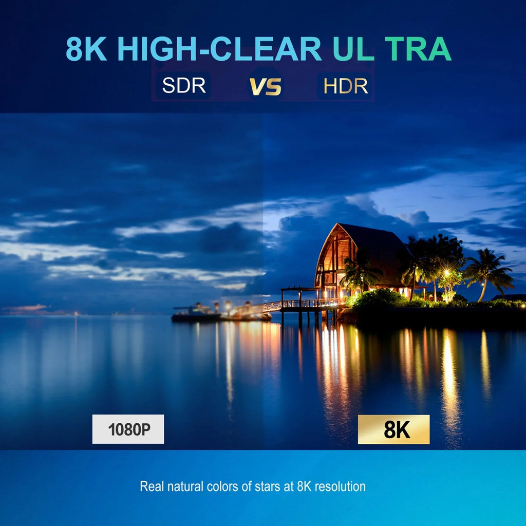 moobody Projector 8K HDR Ultra Clear 2.4G+5G WiFi BT5.0 Keystone Correction Android 9 80,inch Large Screen AI ligent Voice Control