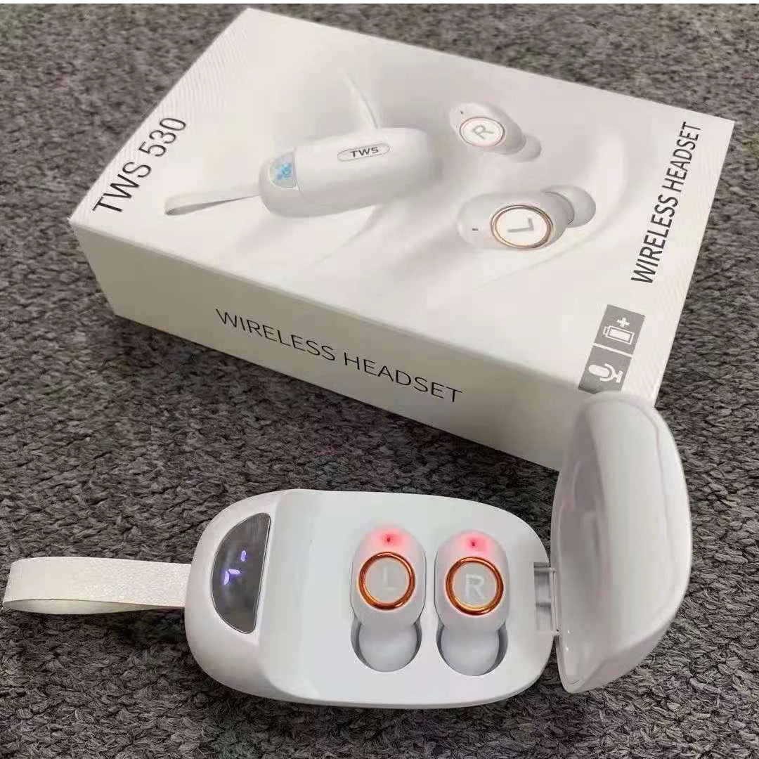 Wireless Earbuds For OnePlus 3T , with Immersive Sound True 5.0 Bluetooth in-Ear Headphones with 2000mAh Charging Case Stereo Calls Touch Control IPX7 Sweatproof Deep Bass