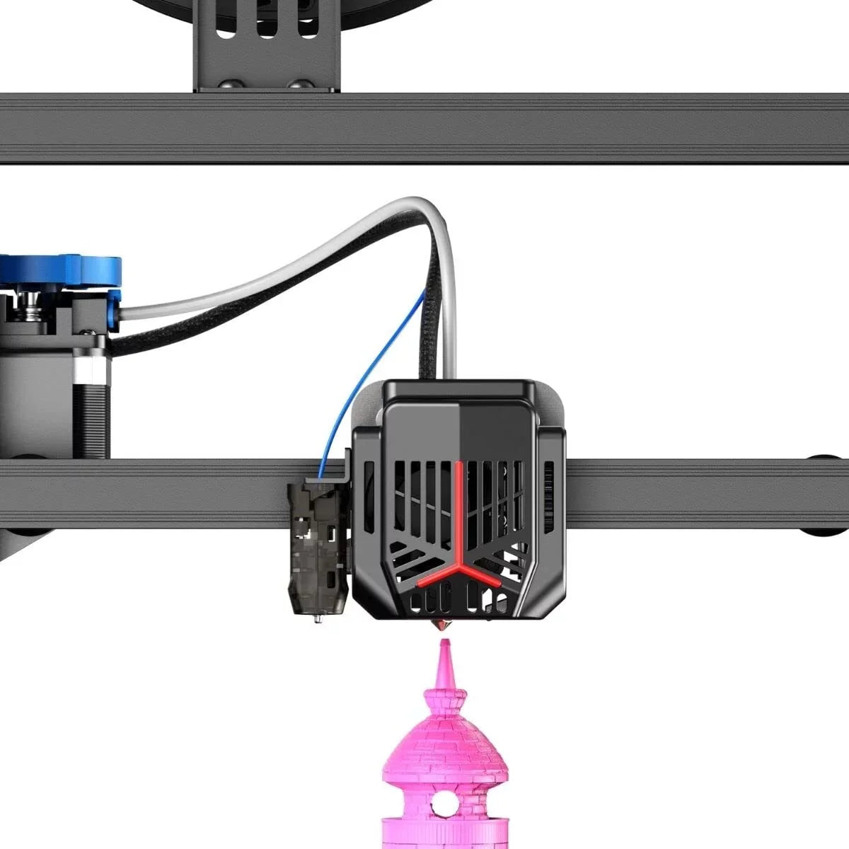 Official Creality Ender 3 V2 Neo 3D Printer with CR Touch Auto-Leveling Kit, Full-Metal Extruder, PC Spring Steel Platform, 95% Pre-Installed 3D Printers, 220220250mm