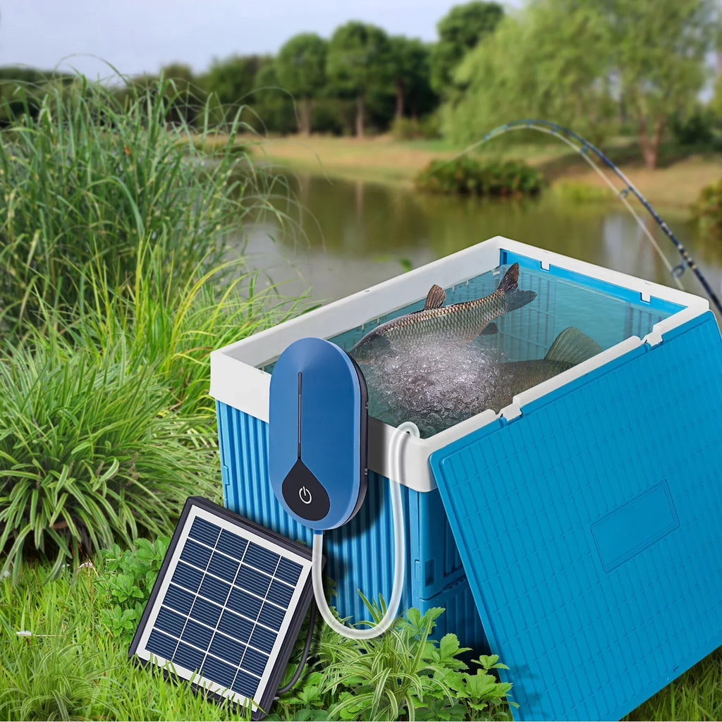 Yabuy OWSOO Aquarium Airpump, 1.5W Solar Pump for Pond Aeration Fountain