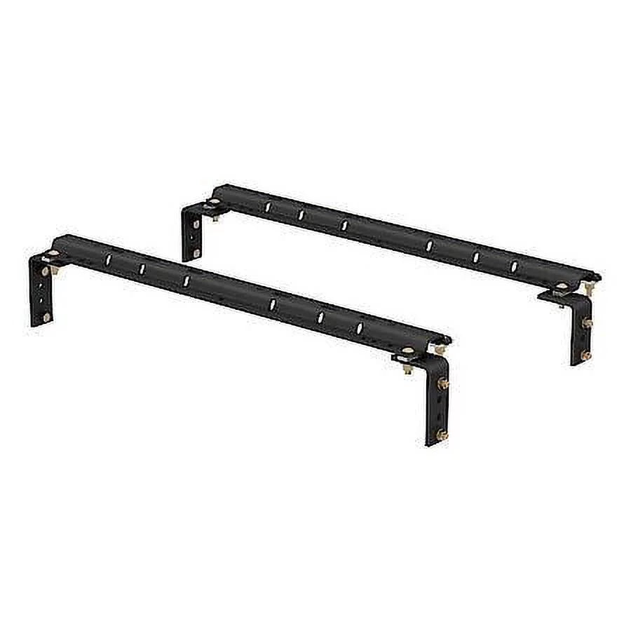 CURT 16200 Industry-Standard 5th Wheel Hitch Rails and Brackets, Carbide Ebony 25,000 Pounds