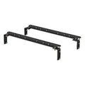 CURT 16200 Industry-Standard 5th Wheel Hitch Rails and Brackets, Carbide Ebony 25,000 Pounds