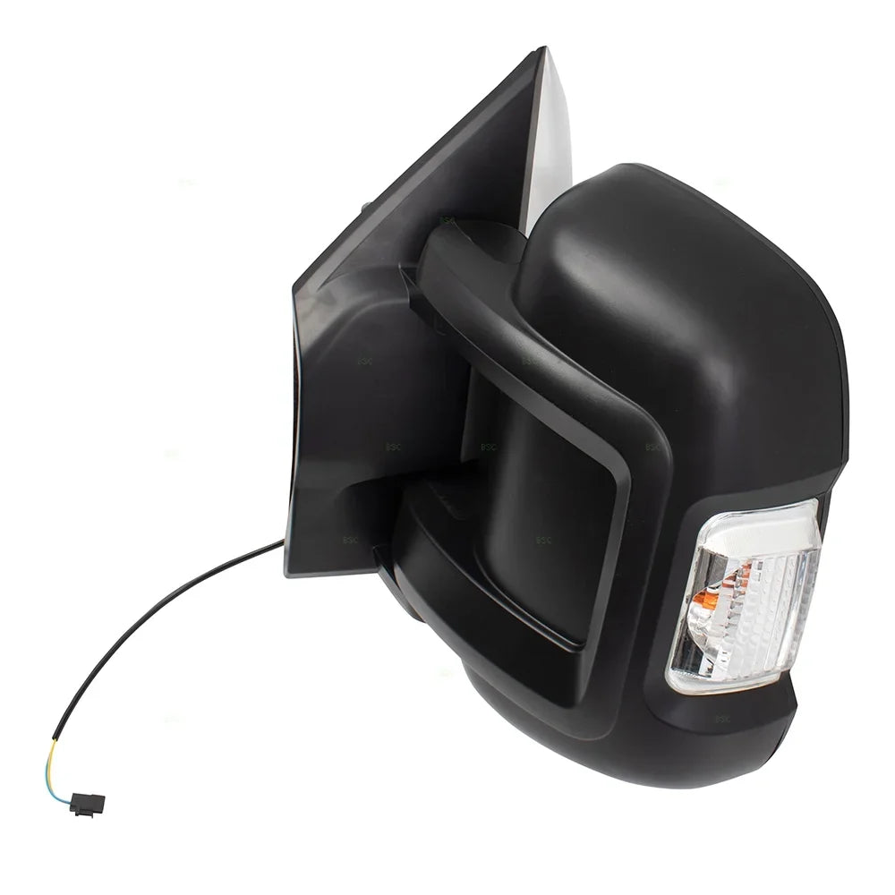 Replacement Driver Manual Side View Mirror w/ Signal Non-Heated Non-Extending Compatible with 2014-2019 Promaster Van