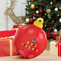 Fun Little Toys Christmas Inflatables Ball, Large Christmas Ornaments Light Up Ball Outdoor Christmas Decorations Ball Blow Up Yard Decorations for Chrismas Ball Inflatable Christmas Decorations