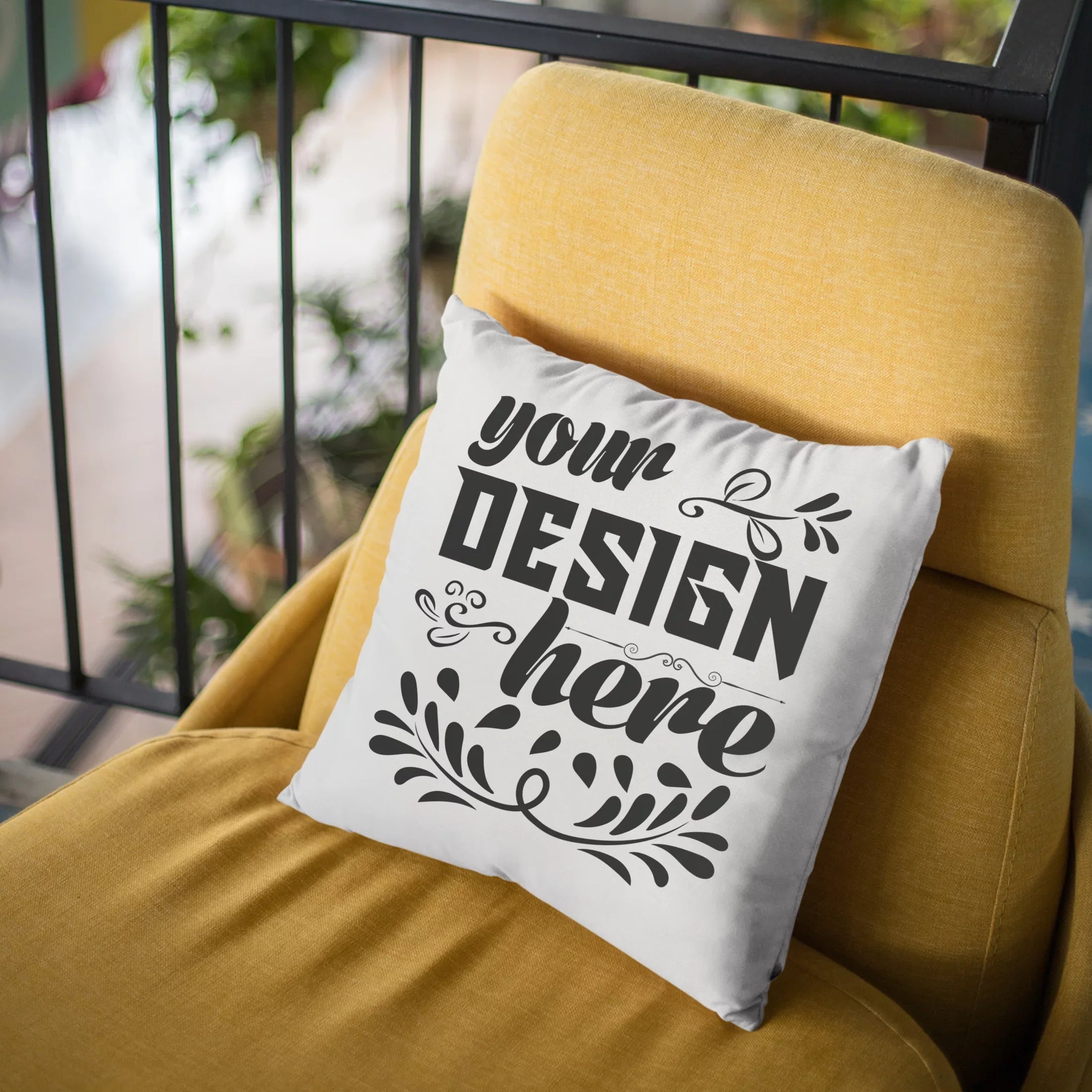 Always Put Your Best Face Forward, Beauty Advice Quote - Beauty Themed Merch for Makeup Artist or Cosmetologist, Gift for Makeup Lovers, Pillow Cover, White 20X20 IN