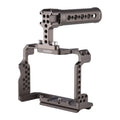 Andoer Aluminum Alloy Camera Cage Kit with Video Rig Handle Grip Replacement for A7R III/ A7 II/ A7III