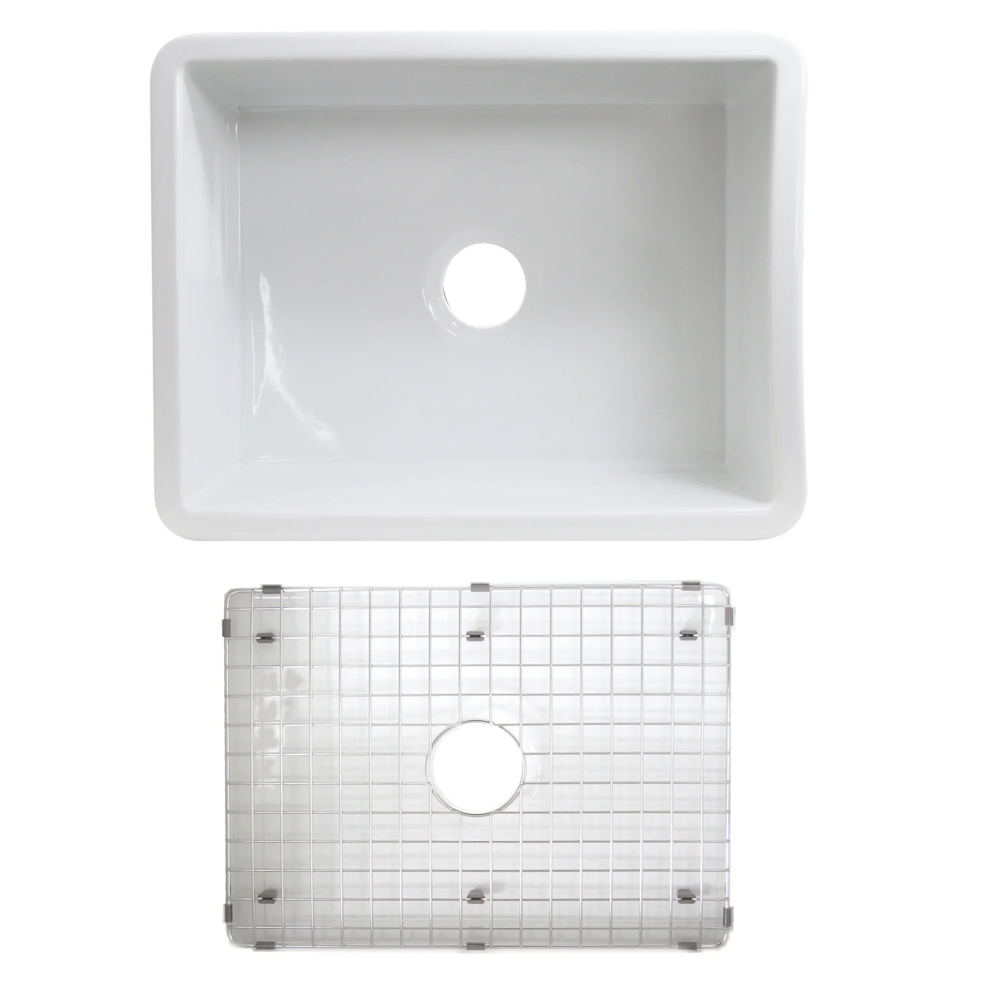 Higoint Collection Dualmount Fireclay Kitchen Sink