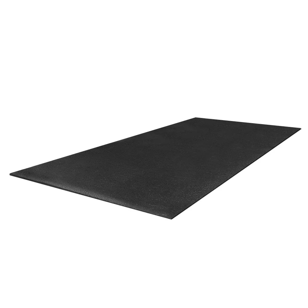 Kmowoo Polyvinyl Chloride Sports Equipment Treadmill Mat 200*90*0.6cm Ebony