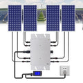 WVC-1200W MPPT Solar Micro Inverter Tie Grid Pure Sine Wave Inverter DC-AC