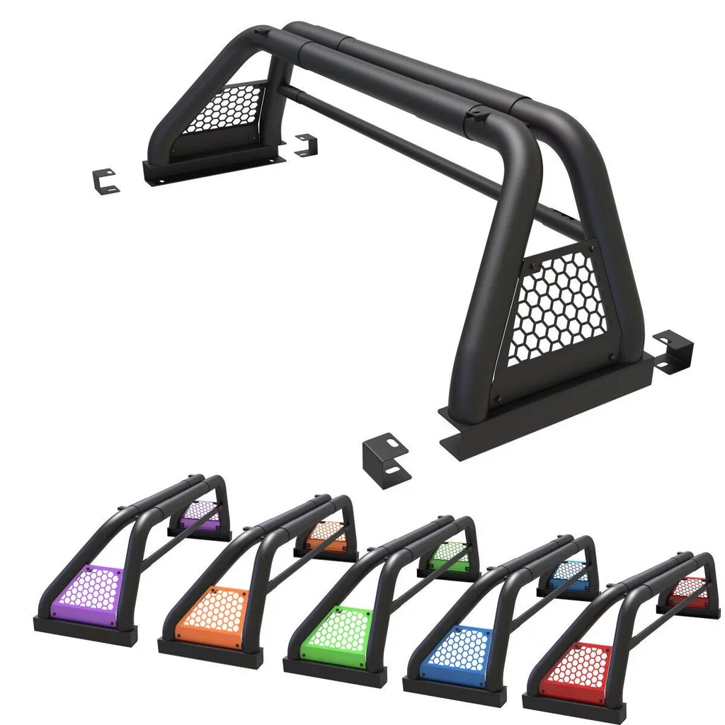 Adjustable Truck Roll Sport Bar Chase Rack Bed Bar For 2000-2021 Tundra