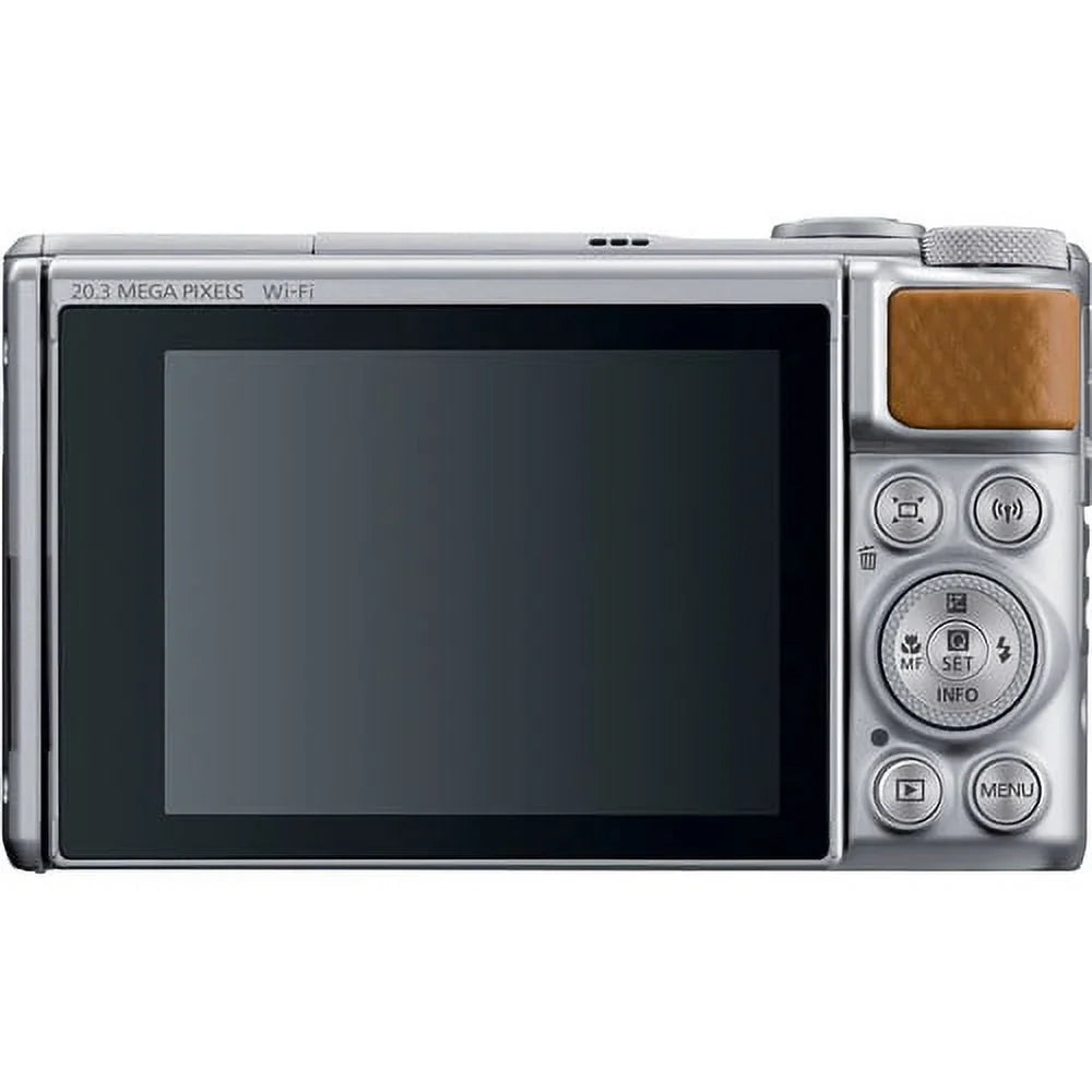 PowerShot SX740 HS Digital Camera (Silver) with 64 GB Card + Premium Camera Case + 2 Batteries + Tripod