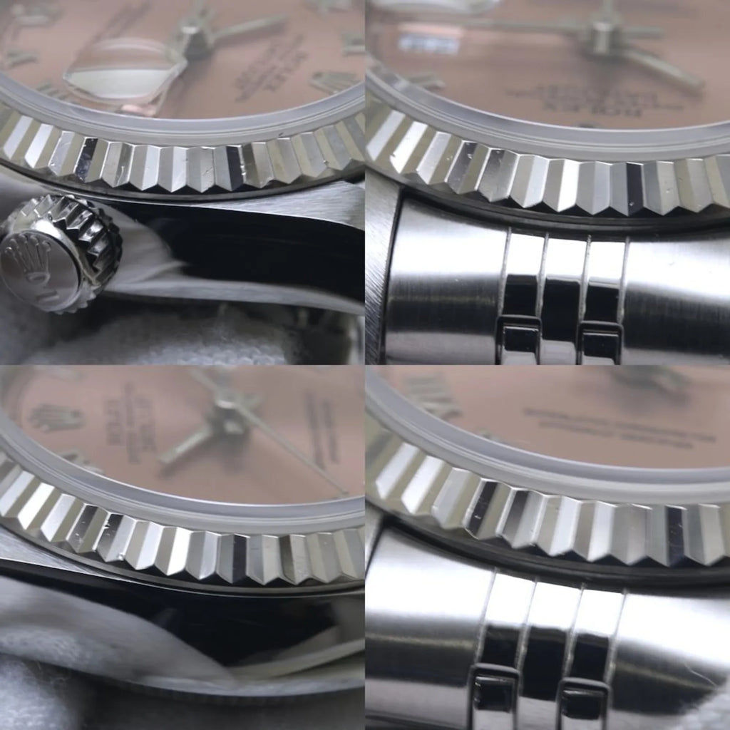 Pre-Owned ROLEX Rolex Datejust 69174 K18WG White Gold x Stainless Steel Ladies 39402 Watch (Good)