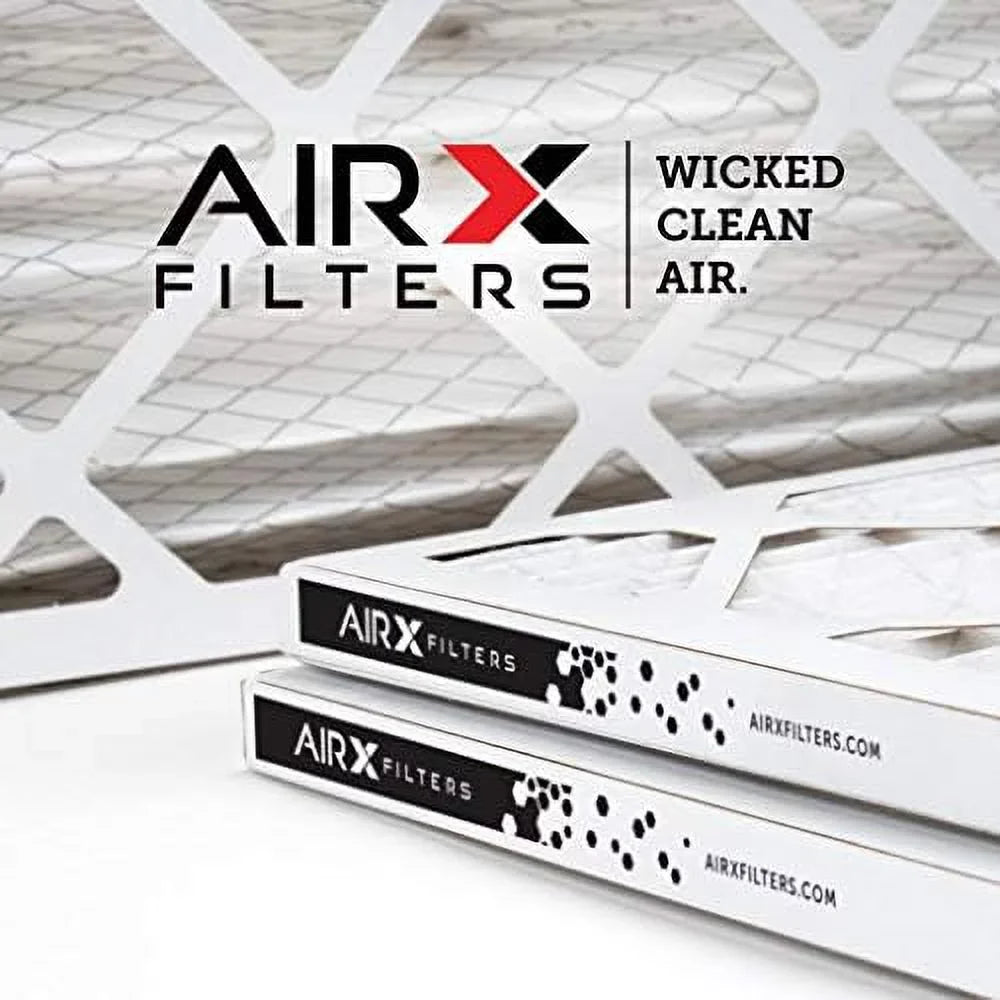 16X25x2 Air Filter MERV 8 Pleated HV Furne Air Filter, Dust 6-Pk, Made In The