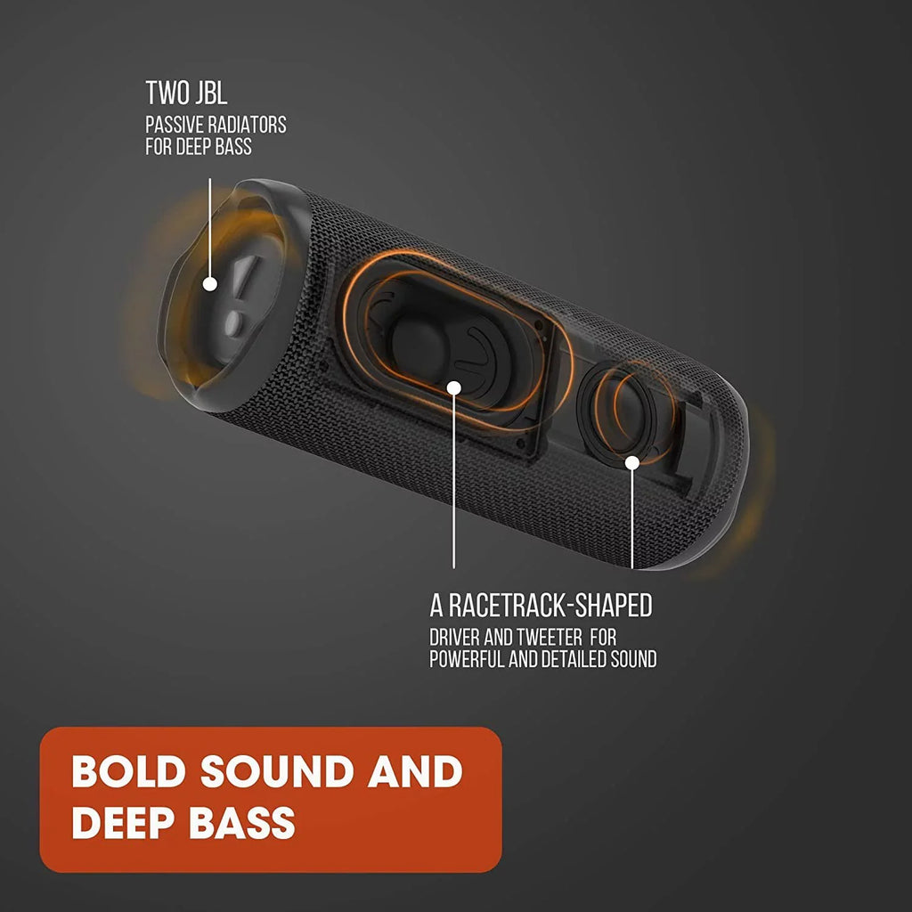 Restored JBL Flip 6 - Portable Bluetooth Speaker, Powerful Sound and deep bass, IPX7 Waterproof, 12 Hours of Playtime (Refurbished)