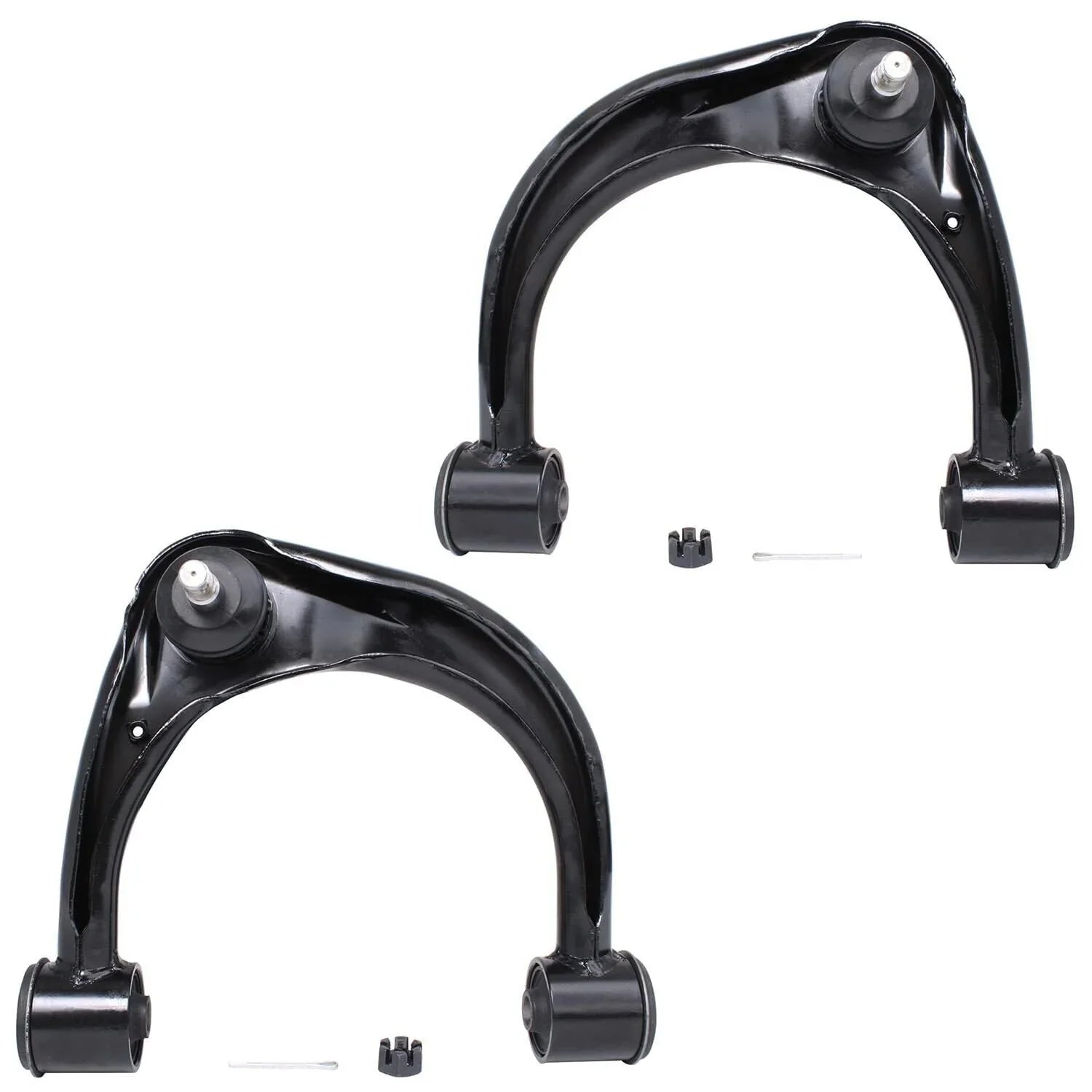 Detroit Axle - 14pc Suspension Kit for 2003-2009 4Runner, 2007-2009 FJ Cruiser, 2 Upper Control Arms w/Ball Joints, 2 Lower Ball Joints, 4 Tie Rods, 4 Sway Bars, 2 Boots, Replacement