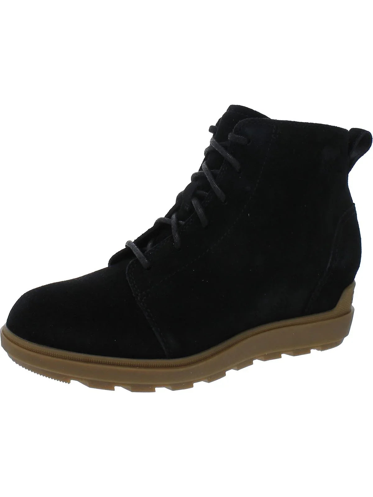 Sorel Womens Suede Lace-Up Booties