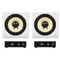 Acoustic Audio HD-S10 Flush Mount Subwoofers with 10" Speaker and Amps 2 Pack