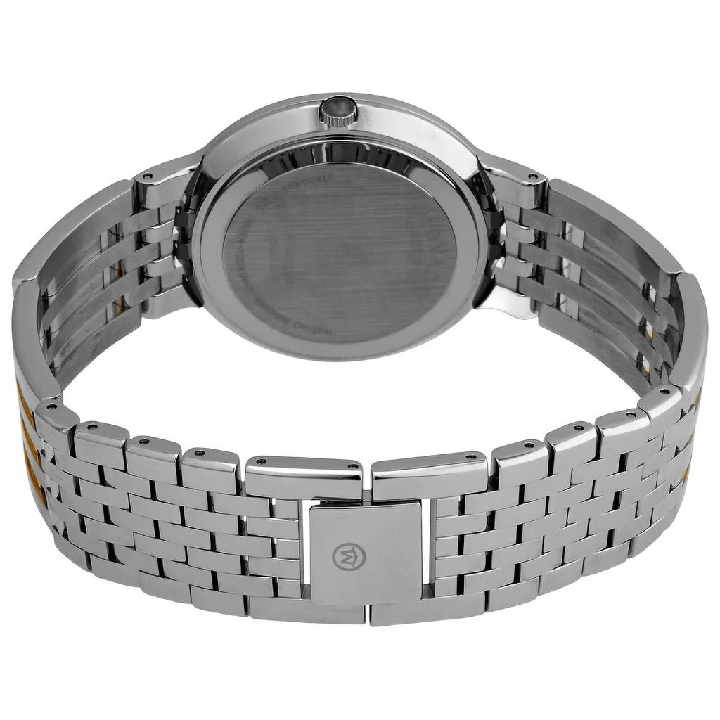 MOVADO 0606962 ESPERANZA Ebony DIAL TWO TONE STAINLESS STEEL MENS WATCH