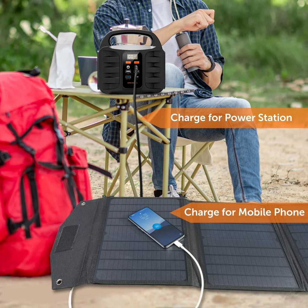Alpha Digital Folding Solar Panel Charger
