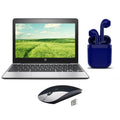 Restored | Chromebook | 11.6-inch | Chrome OS | 4GB RAM | 16GB SSD | Bundle: USA Essentials Bluetooth/Wireless Airbuds, Wireless Mouse By Certified 2 Day Express