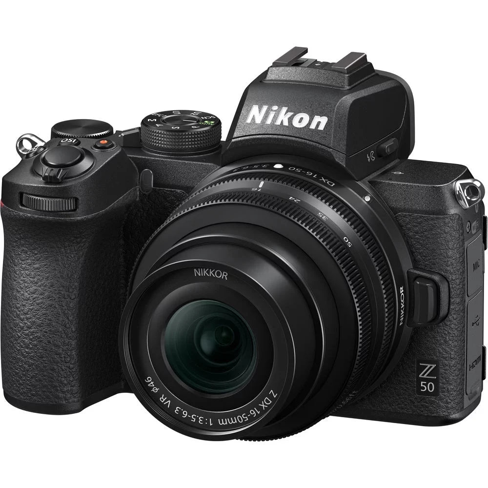 Nikon Z 50 Mirrorless Digital Camera W/ 16-50mm Lens 1633 - Pro Bundle