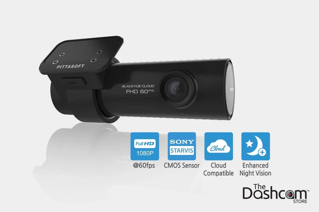 Jet DR750S-1CH Single-Lens 1080p/60fps GPS WiFi Dashcam w/ 16 GB Memory Card