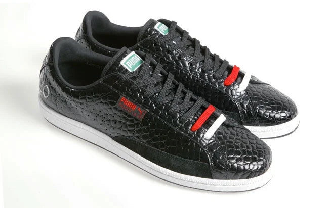 PUMA SPORTIE LA. MATCH CROCODILE SKIN UNISEX MEN 5.5 // WOMEN 7 SHOES Jet NEW