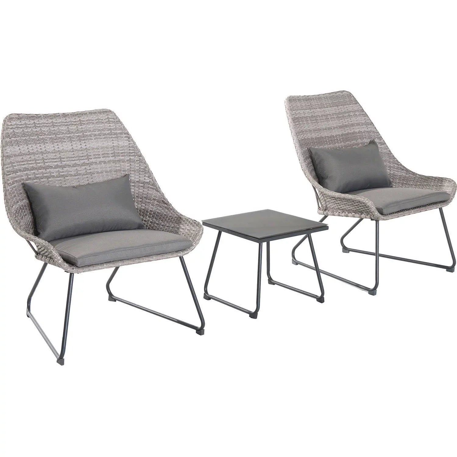 Cambridge 3-Piece Outdoor Wicker Chat Set