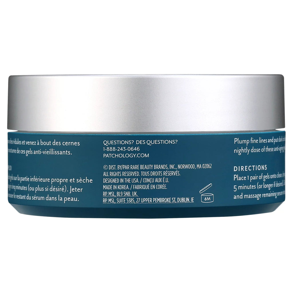 Patchology Flasatch Restoring Night Under Eye Gels Eye Masks, 30 Count