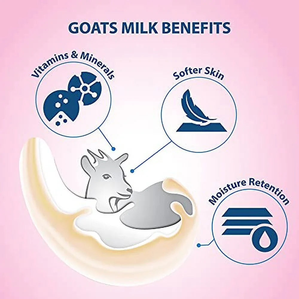 Lovercare Goat Milk Body Lotion for Dry Skin Cherry Blossom 27.05oz (800ml) - 2-PACK